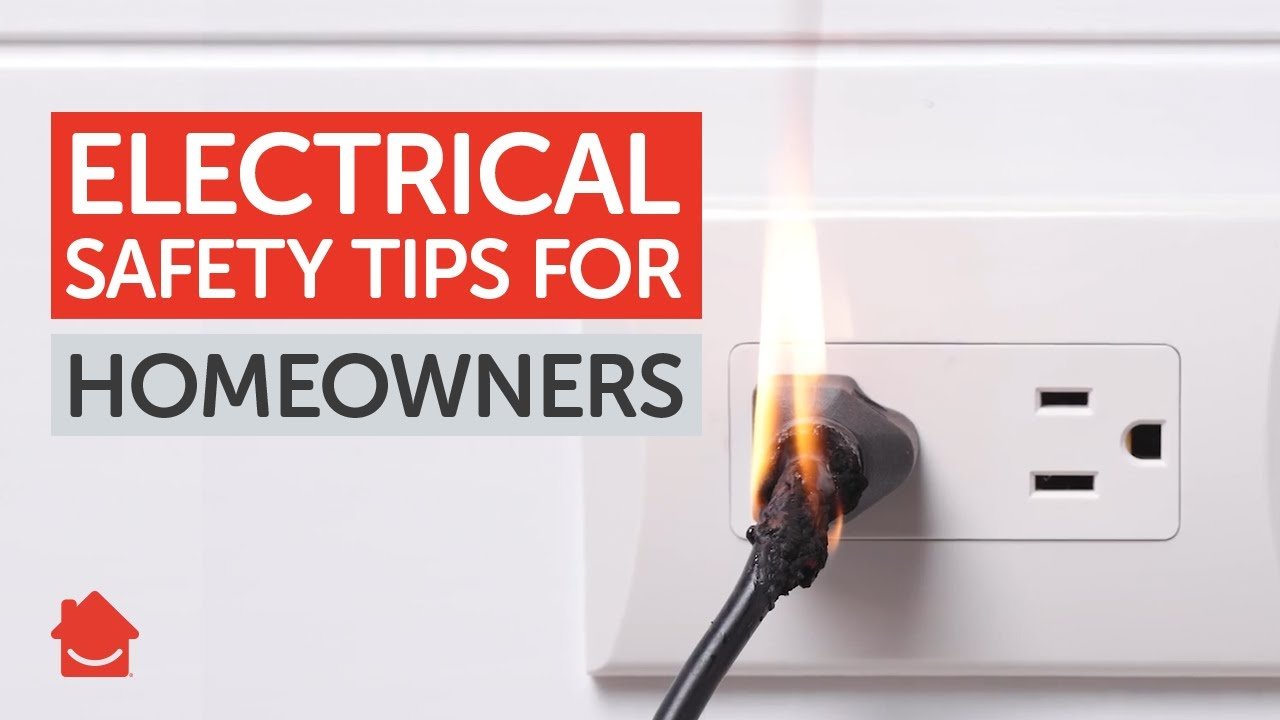 Close-up of a damaged electrical cord and burnt plug, showing signs of overheating and fire risk for an electrical safety awareness page.